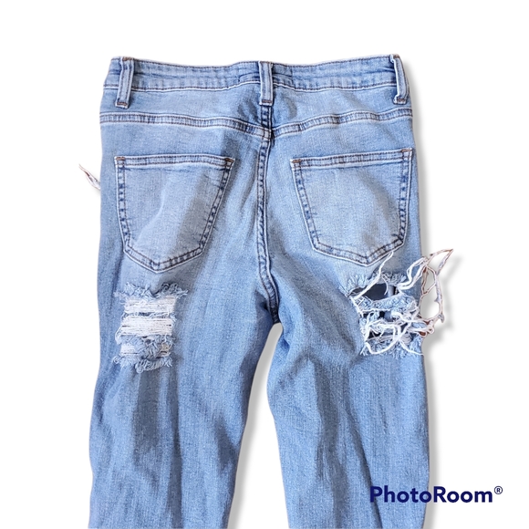 Akira Distressed Flare Jeans - Picture 3 of 3